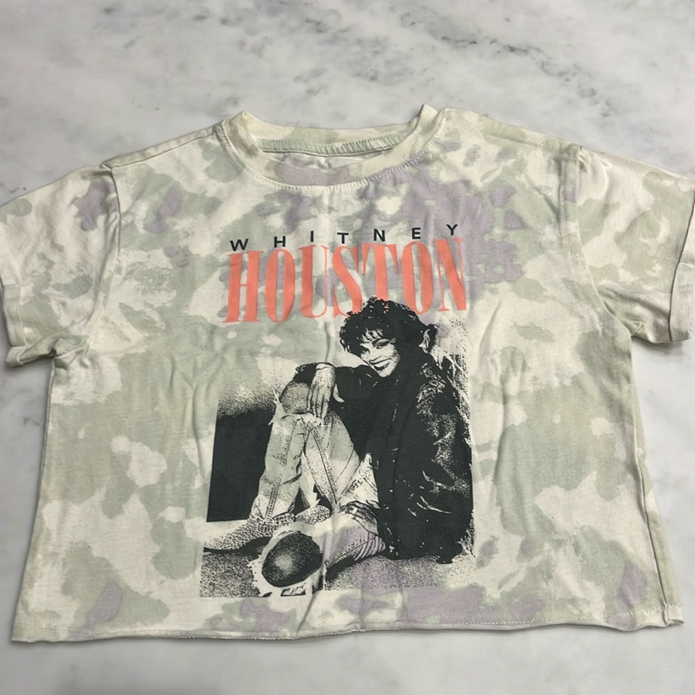 Whitney Houston shirt.